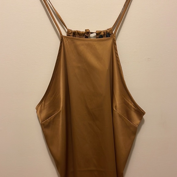 Forever 21 gold dress size M - Picture 3 of 10